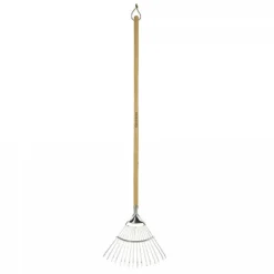 Kent & Stowe Stainless Steel Long Handled Lawn & Leaf Rake