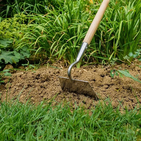 Kent & Stowe Stainless Steel Long Handled Draw Hoe 2 Kent & Stowe Stainless Steel Long Handled Draw Hoe - Image 2