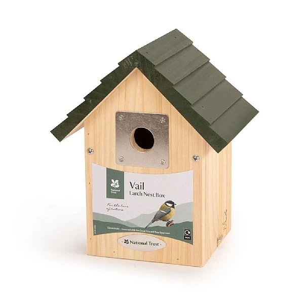 National Trust Vail Larch 32mm Nest Box 2 National Trust Vail Larch 32mm Nest Box - Image 2