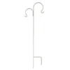 Panacea White French Country Scroll Shepherd Hook