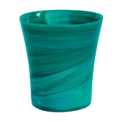 Ivyline Flared Orchid Pot Cover Teal 14cm