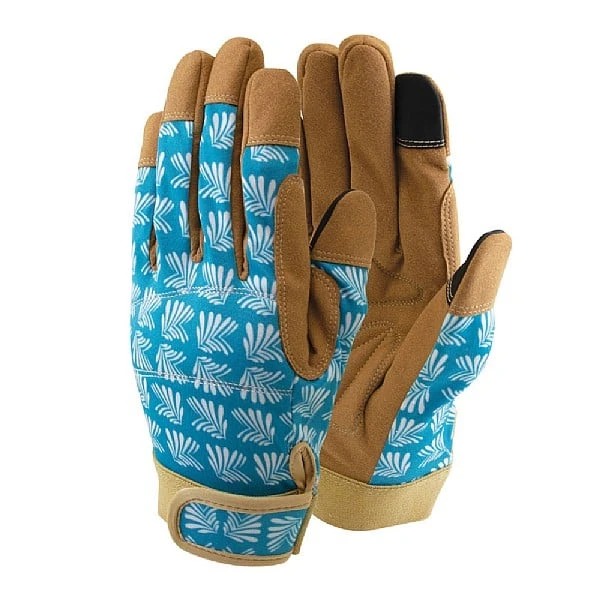 Town & Country Lux-fit Synthetic Leather Blue Gloves Medium 1 Town & Country Lux-fit Synthetic Leather Blue Gloves Medium