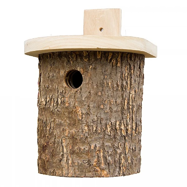 Wildlife World Natural Log Tit Nesting Box 1 Wildlife World Natural Log Tit Nesting Box