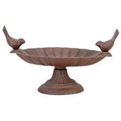 Fallen Fruits Bird Bath With 2 Birds