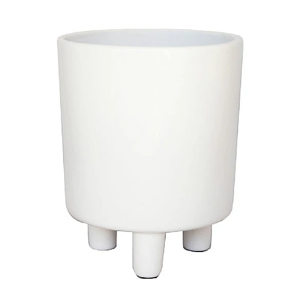Ivyline Pisa Pot Cover White (Various Sizes) 1 Ivyline Pisa Pot Cover White (Various Sizes)