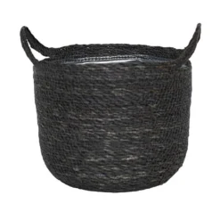 Ivyline Otto Grey Woven Lined Basket (Various Sizes)